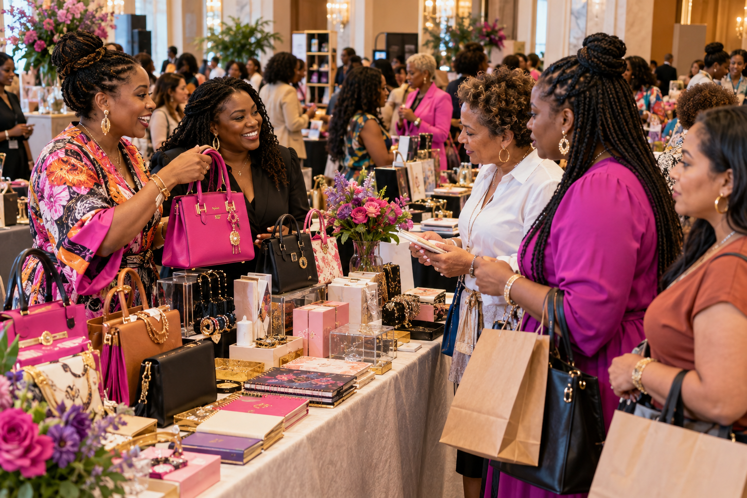 Illustrative scene: Vendors & Event Services