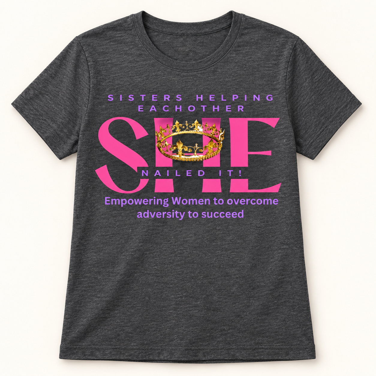 Dark Gray Heather shirt